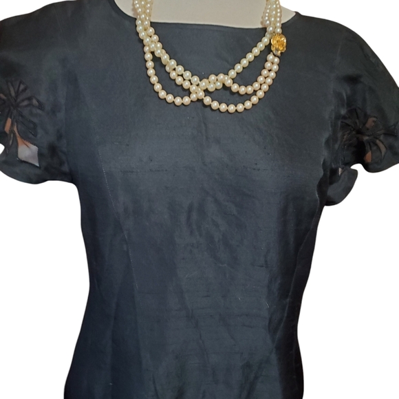 PARISIAN 1950S SHIFT DRESS. EUC UNKNOWN DESIGNER SIZE 10 - Picture 1 of 6